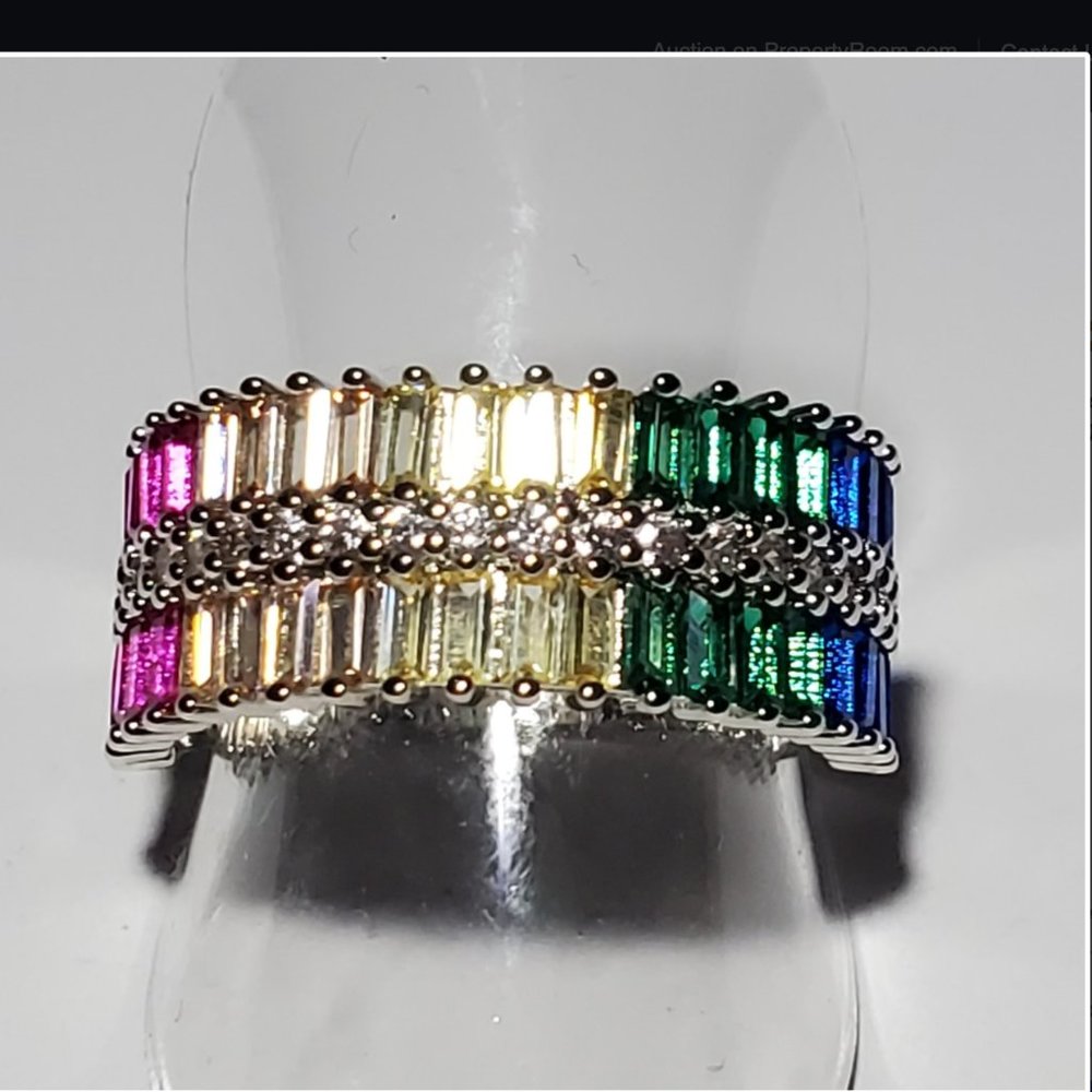 Unusually Glorious Rainbow Multi-Colored Sapphire… - image 2